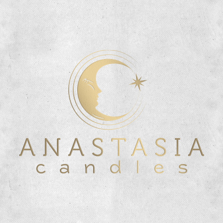 logo design anastasia candles